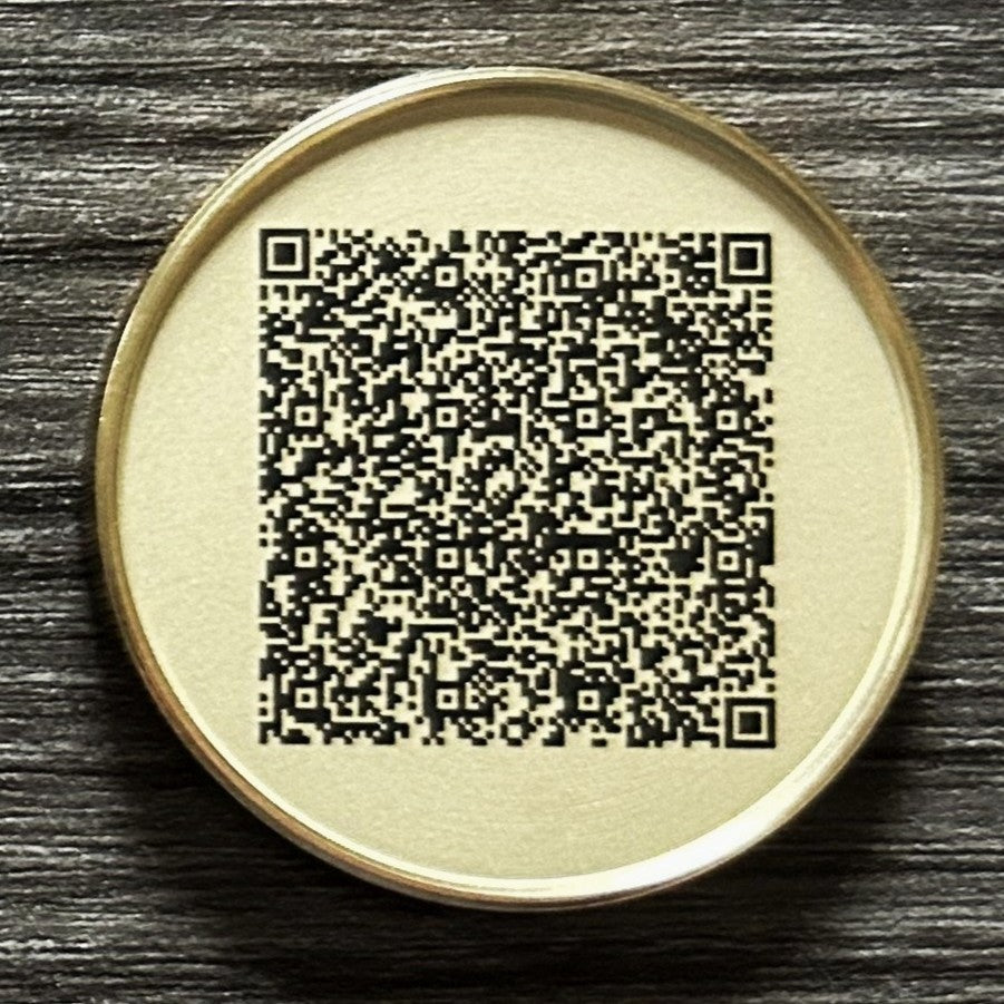 Billet Coin with QR Code