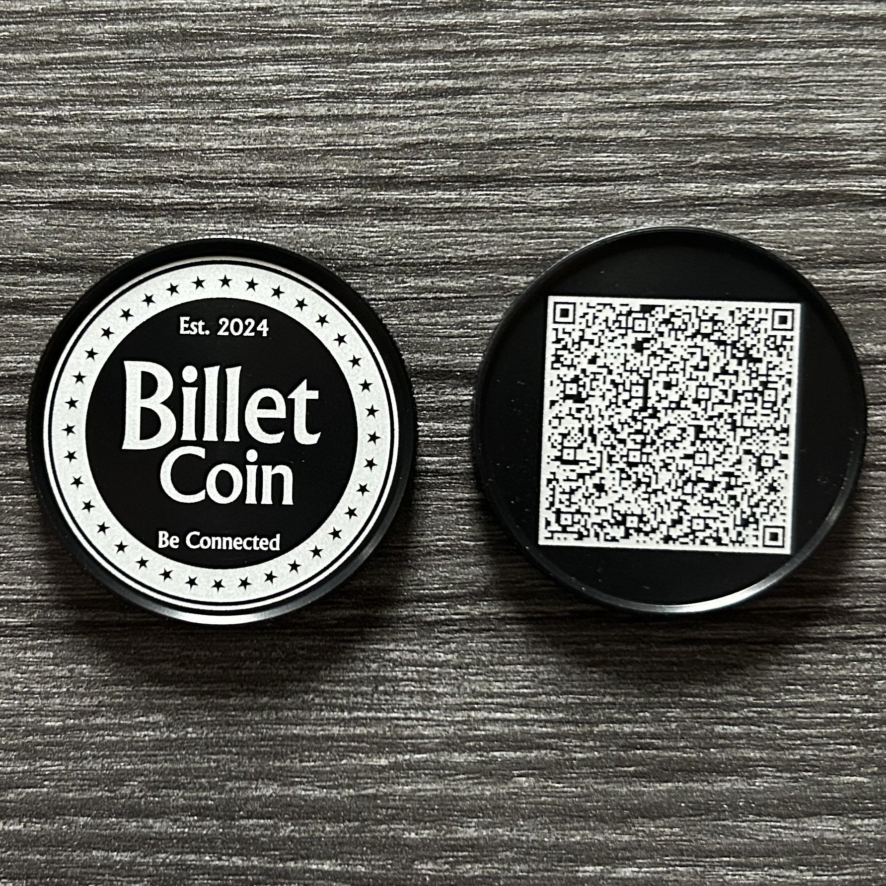 Billet Coin with QR Code