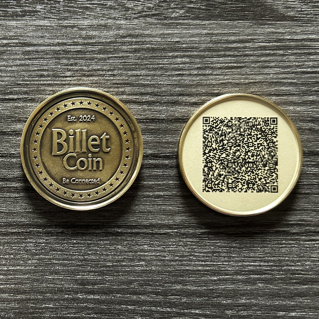 Billet Coin with QR Code