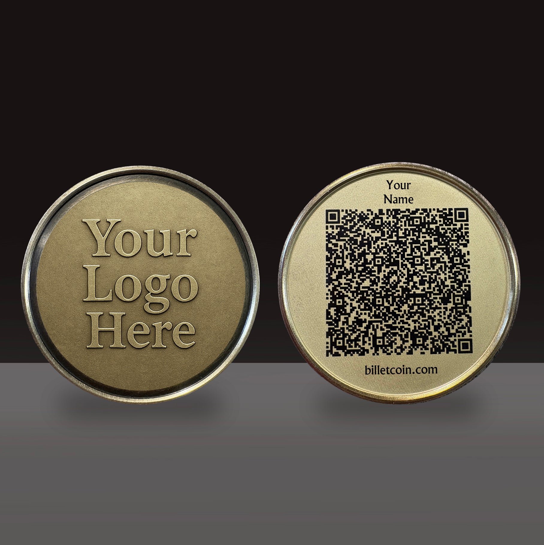 Custom Billet Coin Business Card